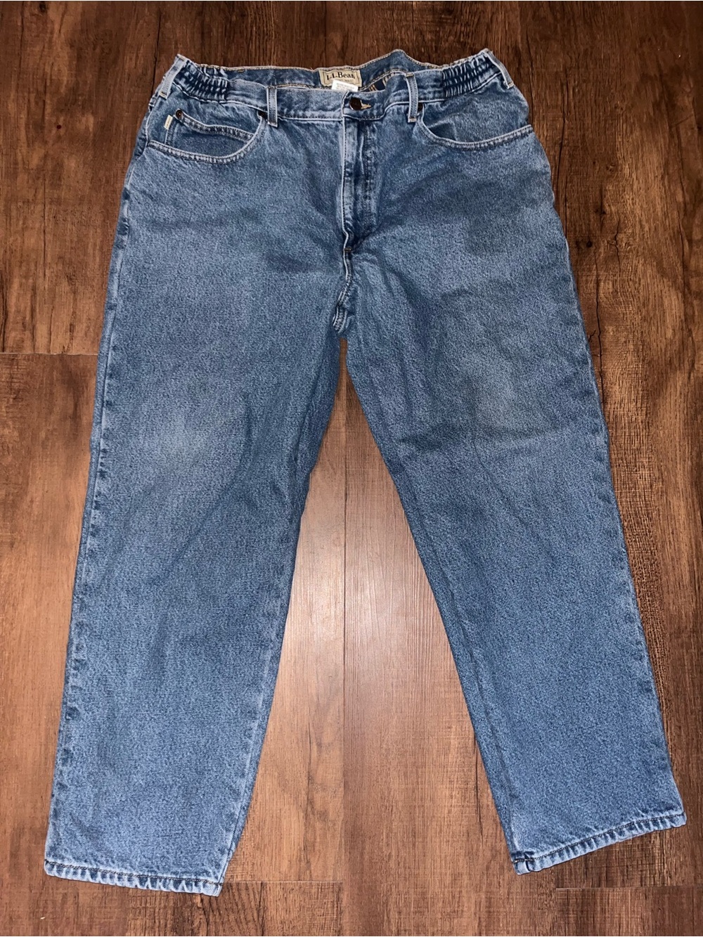 L.L. Bean Relaxed Fit Men’s Jeans in Light Blue 40x29